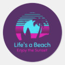 Recherche de beach palm tree autocollants Coucher de soleil