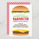 Recherche de cheeseburger invitations Pique nique