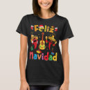 Recherche de navidad de feliz tshirts Mexicaine