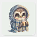 Suche nach vogel im winter aufkleber Schnee
