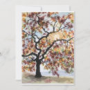 Suche nach herbstbaum einladungen Aquarell