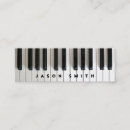 Recherche de musique mini cartes visite Pianiste