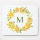 Recherche de mousepad de rose jaune électronique Monogramme