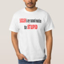 Recherche de humour muet tshirts Idiot