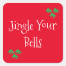 Recherche de cloches de noël autocollants Rouge et vert
