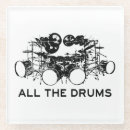 Recherche de tambour dessous de verres Batterie