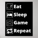 Suche nach eat sleep poster Gaming
