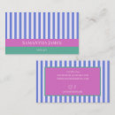Recherche de vert bleu cartes visite Rayures