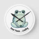 Recherche de grenouille mignonne horloges Drôle