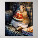 Recherche de pizza mignonne posters Animal