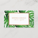 Recherche de feuille monstera cartes visite Tropical