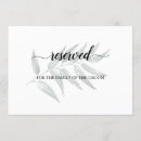 Suche nach reserviert tischkarten Hochzeitssitze