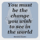 Recherche de change autocollants Citation inspirante