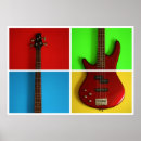 Recherche de guitare bleue posters Basse