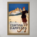 Recherche de voyage ski posters De tourisme rétro