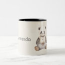 Recherche de panda mignon tasses Noir