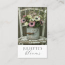 Recherche de arrangeur cartes visite Fleuriste