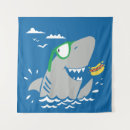 Recherche de requin vintage posters Bleu