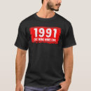 Recherche de 1991 hommes tshirts Année