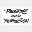 Suche nach perfektion aufkleber Motivierend