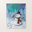 Recherche de oiseau de neige puzzles Noël