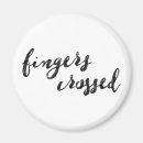 Recherche de chance magnets Typographie