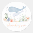 Recherche de baleine rose autocollants Fête d'anniversaire