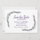 Recherche de lavender wedding save the dates Couple