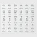 Recherche de souvenirs papier cadeau Minimaliste