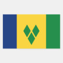Recherche de saint vincent autocollants Drapeau des grenadines