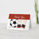 Recherche de ballons football vœux cartes Rouge
