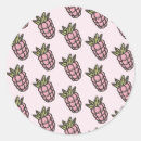 Recherche de motif ananas autocollants Rose