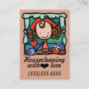 Suche nach haus putzen visitenkarten Haushälterin