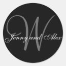 Recherche de nom w autocollants Initiale