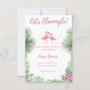 Recherche de flamingo baby shower invitations Rose