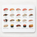Recherche de sushi tapis souris Fruits de mer