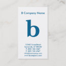 Recherche de de grande taille cartes visite Monogramme