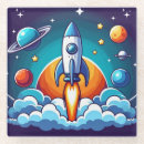 Suche nach rakete untersetzer Raum