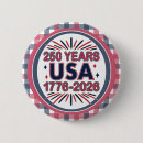 Recherche de juillet quatre badges Patriotique