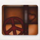 Suche nach friedenszeichen mousepads Herz