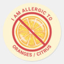 Recherche de allergène autocollants Rouge