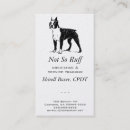 Suche nach boston terrier visitenkarten Haustier