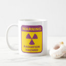 Recherche de radioactif tasses Symbole de rayonnement