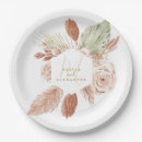 Recherche de fleurs tropicales assiettes en papier Bride