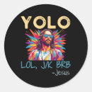 Suche nach jesus brb aufkleber Cartoon