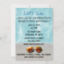 Recherche de partie natation invitations À la fête d'anniversaire