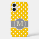 Recherche de pois jaune iphone coques Girly