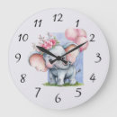 Suche nach niedlicher elefant wanduhren Für kinder