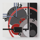 Recherche de rouge noir horloges Peinture