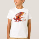 Suche nach flammen drache tshirts Orange